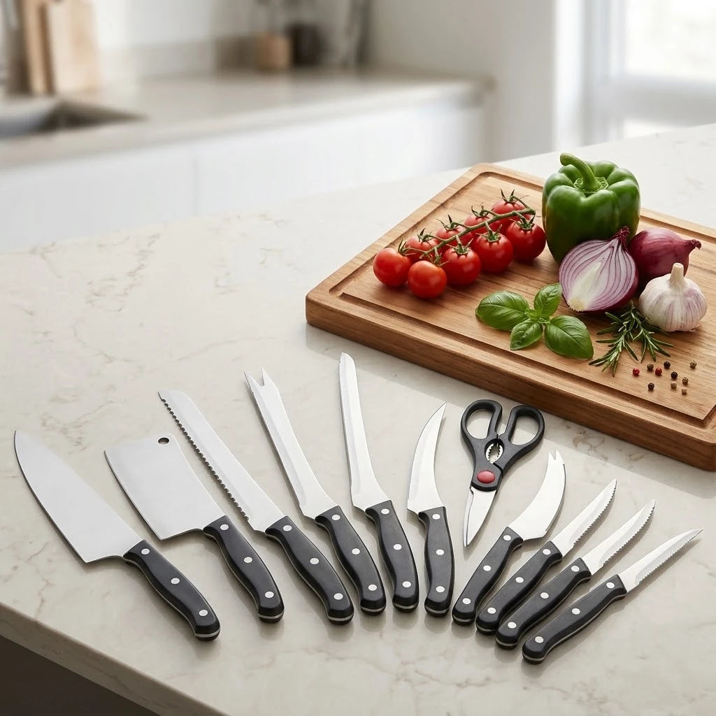 Juego de Cuchillos de Chef 13 Piezas