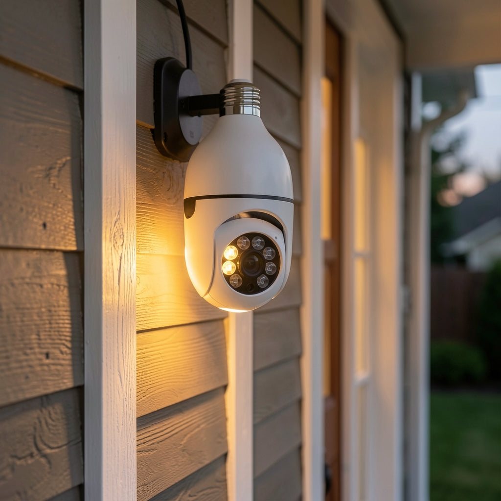 Cámara bombillo para vigilar la casa desde el celular