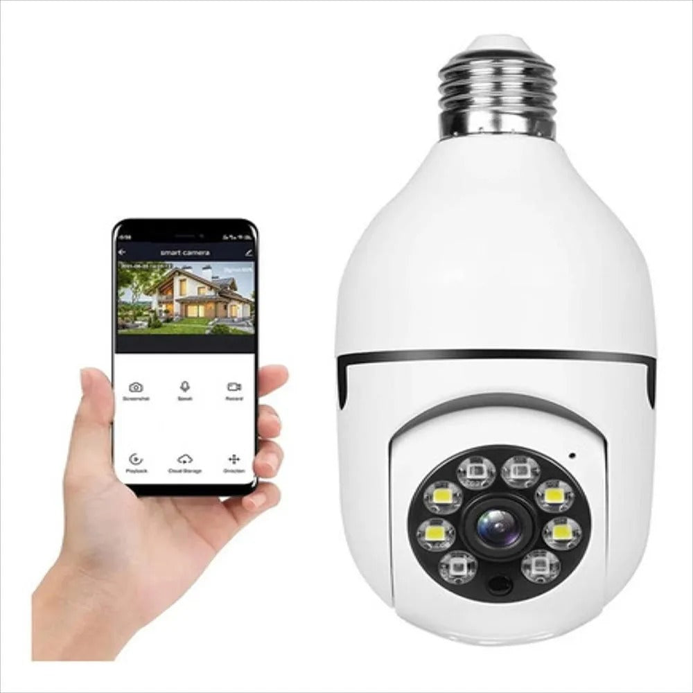 Cámara de seguridad bombillo WiFi 360 grados - foto 3