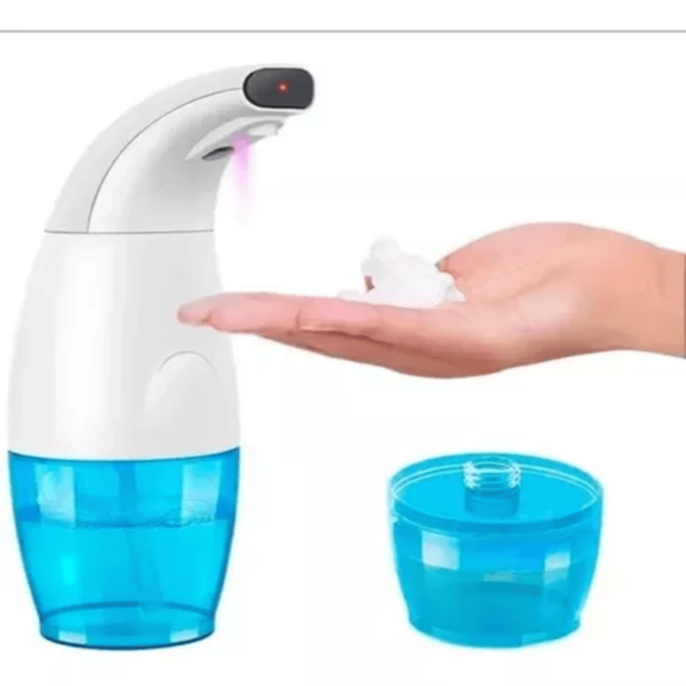 Dispensador de jabón automático en la cocina